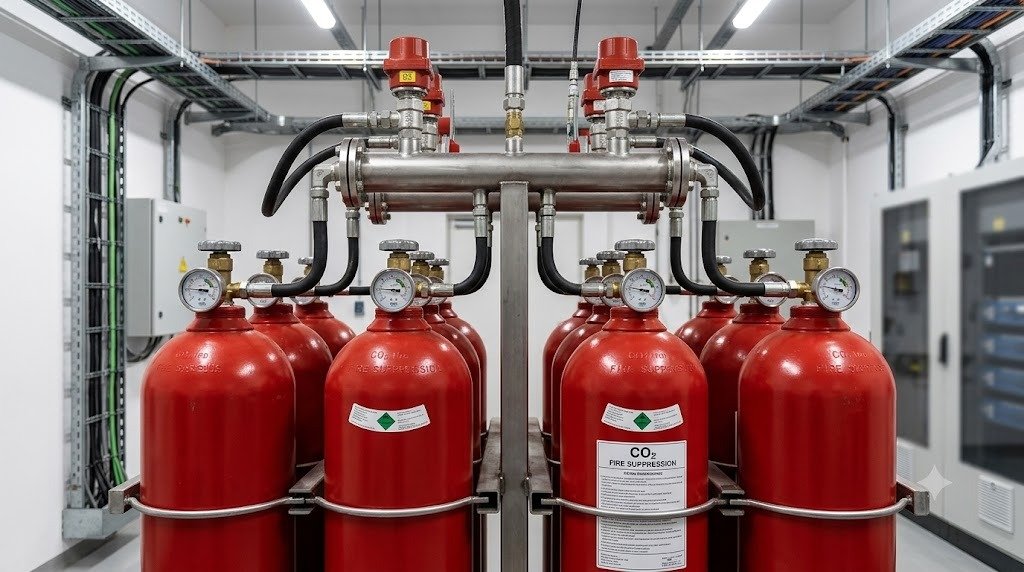 Segurança: detecção de gases e proteção contra incêndios